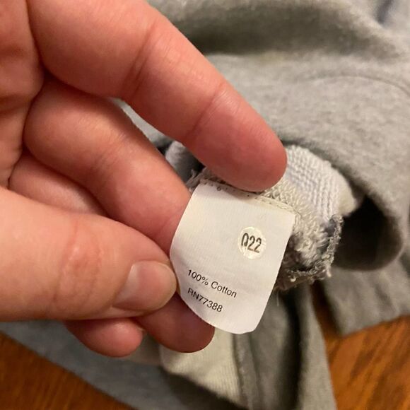 J. Crew Gray Silver Shimmer Sweatshirt Small - Picture 5 of 6